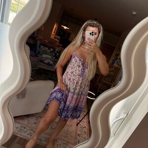 Spell Purple and Pink Floral Chemise